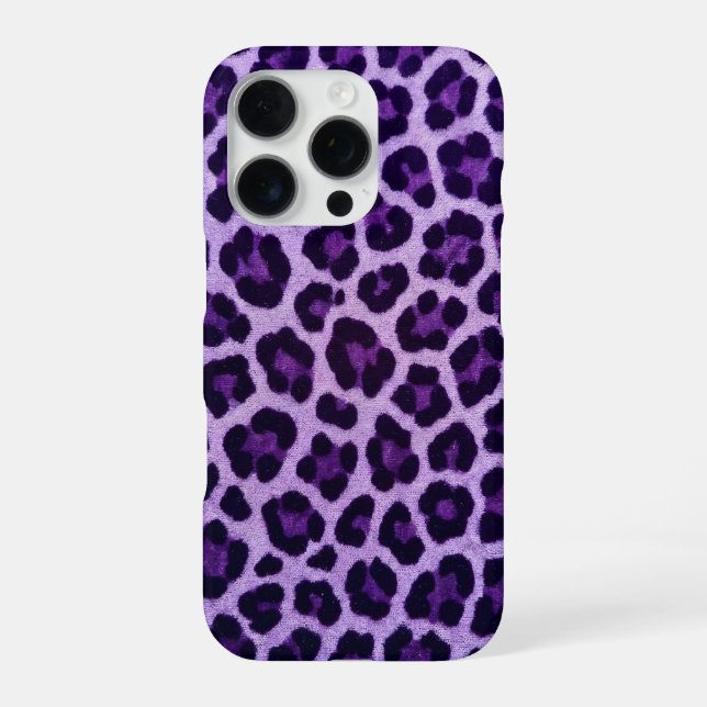 Funda para iPhone 16 Pro Max guepardo morado (Reverso)
