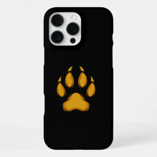 Funda para iPhone 16 Pro Max Pata de Mapache Dorad
