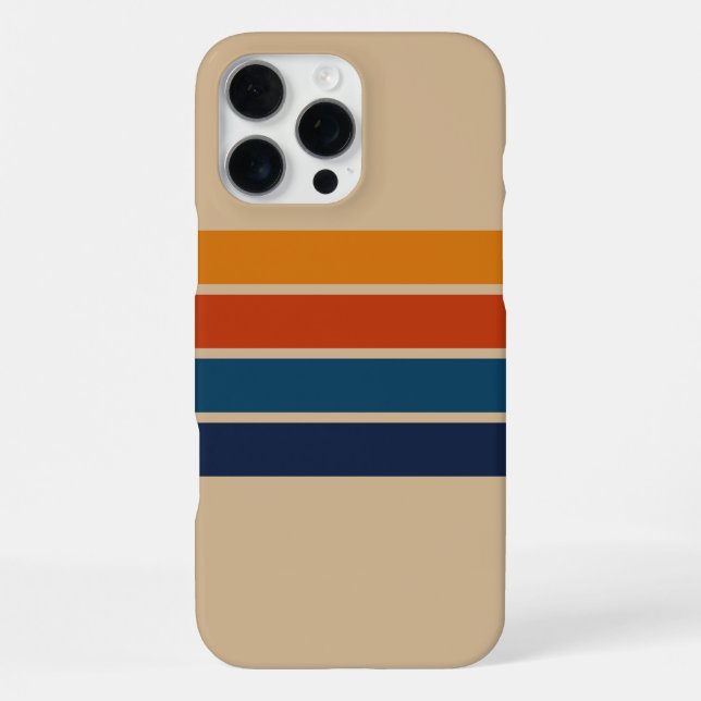 Funda para iPhone 16 Pro Max Retro de los 70 (Reverso )