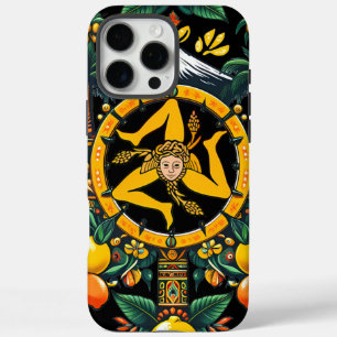 funda para iPhone 16 Pro Max Sicilia Trinacria