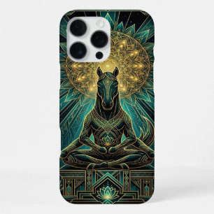 Funda para iPhone 16 Pro Max Teal Oro Espiritual