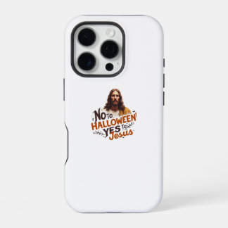 Funda para iPhone 16 Pro No Halloween Sí Jesús