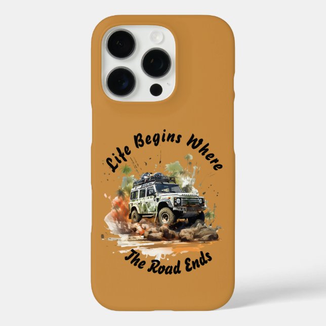 Funda para iPhone 16 Pro Off-road Car Adventure (Reverso )