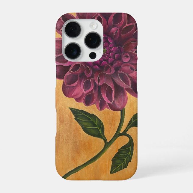 Funda para iPhone 16 Pro Pink Dahlia (Reverso)