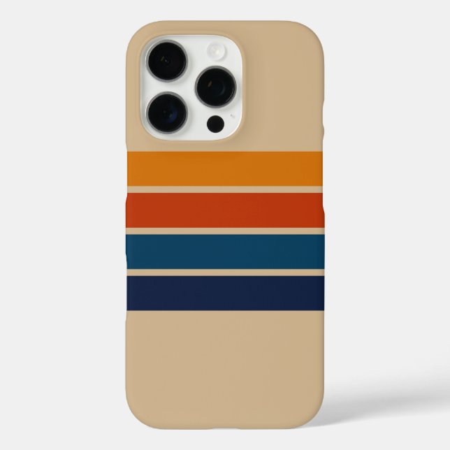 Funda para iPhone 16 Pro Retro de los 70 (Reverso )