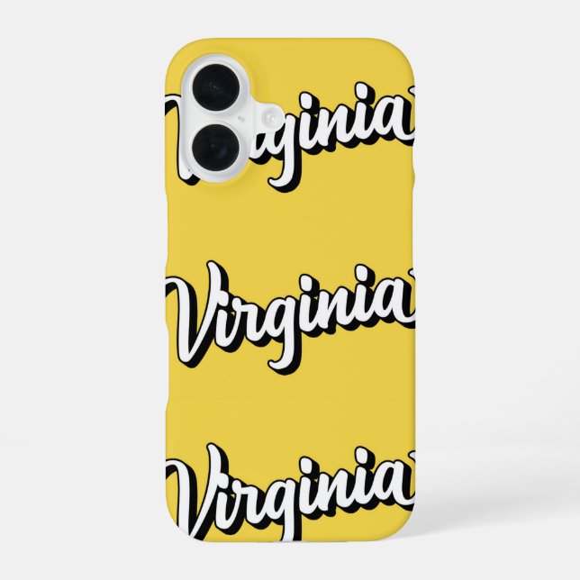 Funda para iPhone 16 Pro Virginia Pride (Reverso )