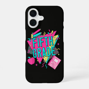 Funda Para iPhone 16 Profesor Retro 90s Regreso a la Escuela