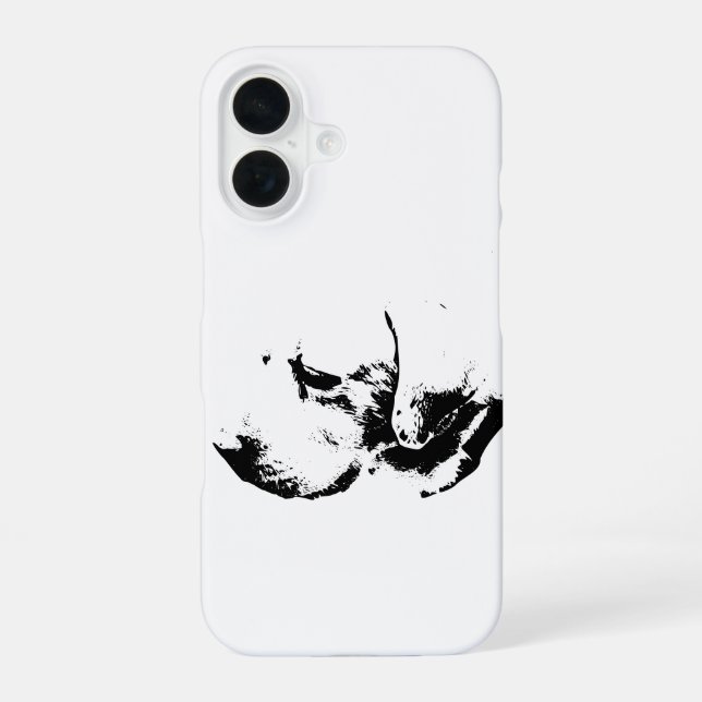 Funda Para iPhone 16 Profilado en tinta (Reverso )