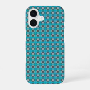Funda Para iPhone 16 Protector de iPhone azul micro controlado