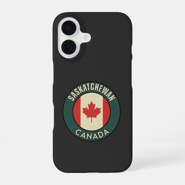 Funda Para iPhone 16 Provincia de Saskatchewan Canadá (Reverso )