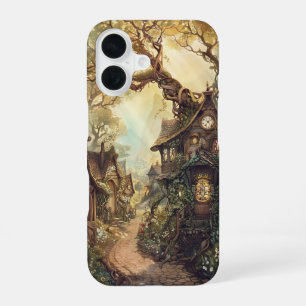 Funda Para iPhone 16 Pueblo del Bosque Encantado