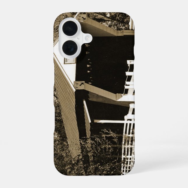 Funda Para iPhone 16 Puente Cubierto (Reverso )