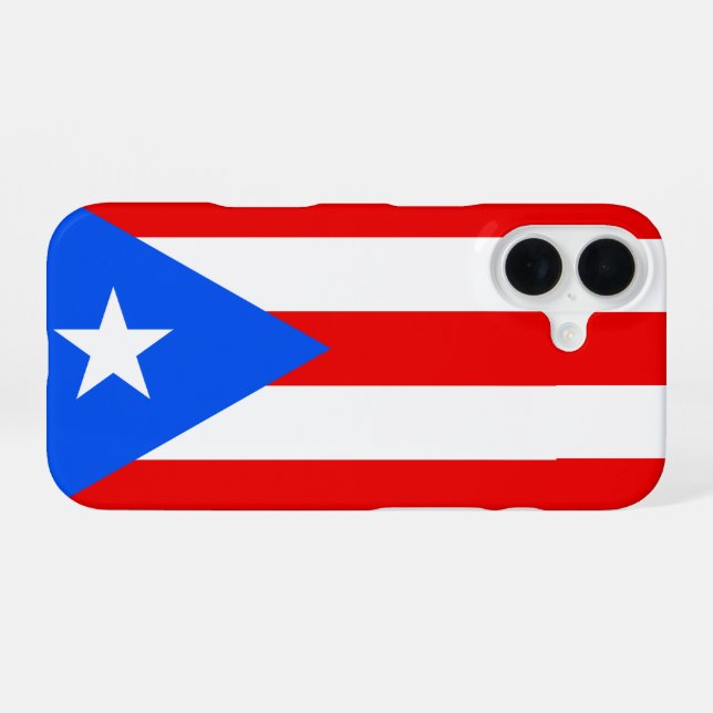 Funda Para iPhone 16 Puerto Rico (Reverso Horizontal)