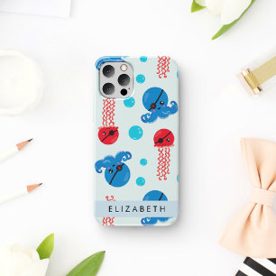 Funda Para iPhone 16 Pulpo pirata, medusa pirata, mar, tu nombre