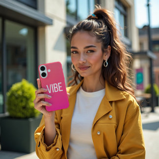 Funda Para iPhone 16 Pulso de atardecer - Magenta de coral vibrante