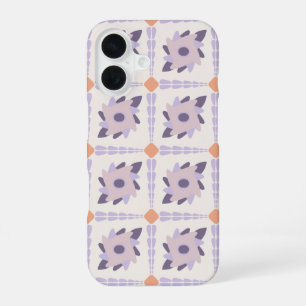 Funda Para iPhone 16 Púrpura pastel de tejas coloridas
