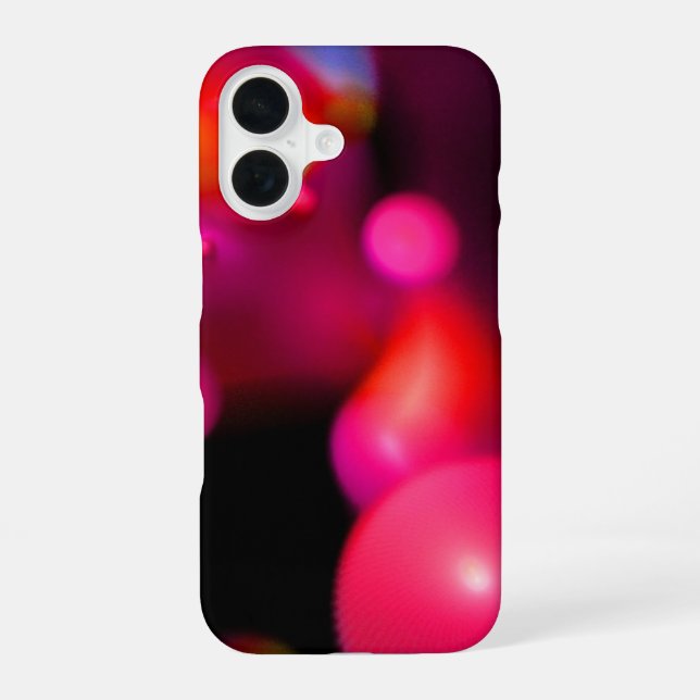 Funda Para iPhone 16 QUANTUM BURBUJA morado rosa (Reverso )