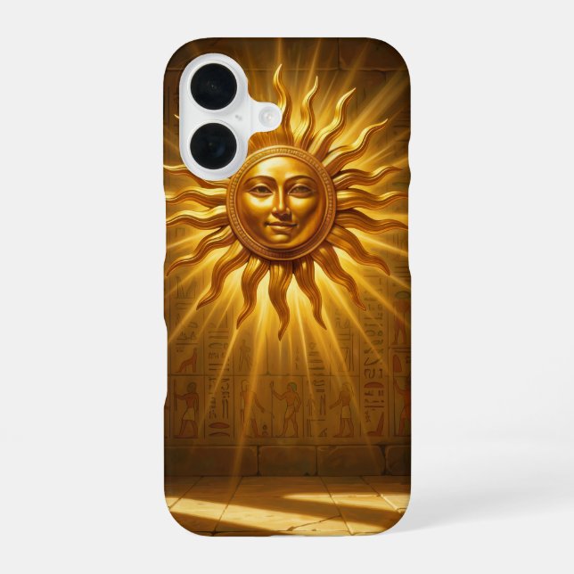 Funda Para iPhone 16 Ra – Ägyptischer Sonnengott´1 (Reverso )