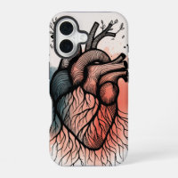 Raíces del Alma: Minimalista Corazón y Árbol