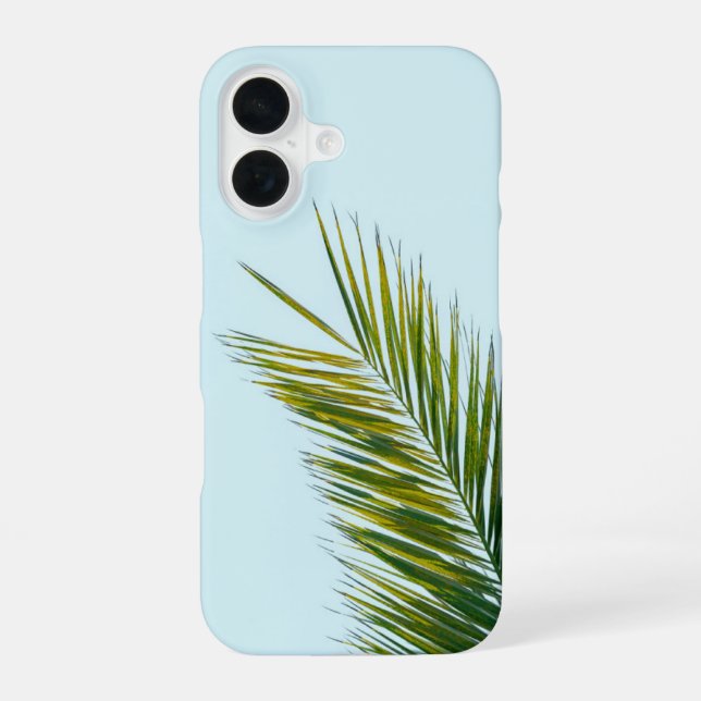 Funda Para iPhone 16 rama de palmera (Reverso )