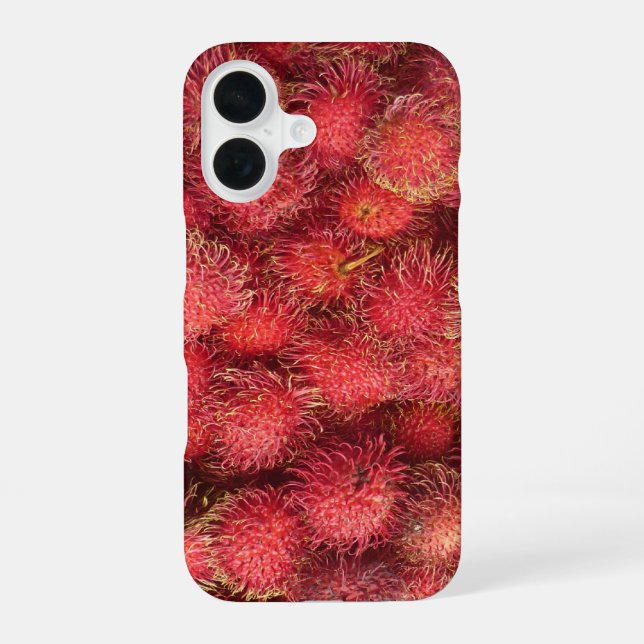 Funda Para iPhone 16 rambutanes (Reverso )
