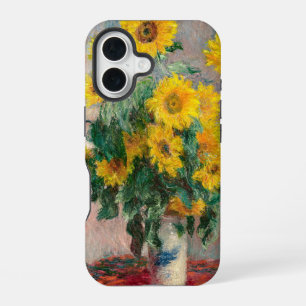 Funda Para iPhone 16 Ramo de Girasoles por Monet Impresionista