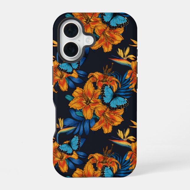 Funda Para iPhone 16 Ramo tropical (Reverso )