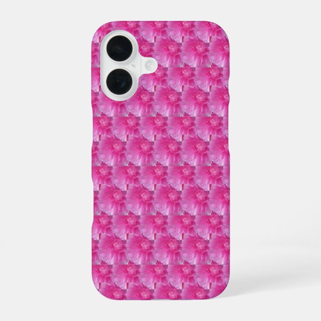 Funda Para iPhone 16 Ranunculus rosa - Diseño floral moderno (Reverso )