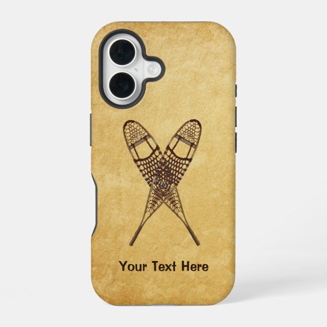 Funda Para iPhone 16 Raquetas de nieve (Reverso )