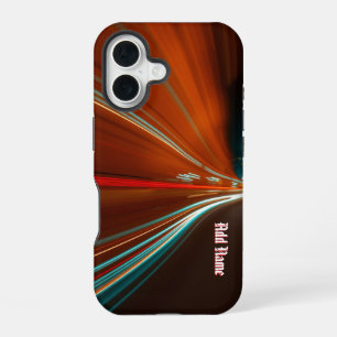 Funda Para iPhone 16 Rastros de Luz Dinámicos en Movimiento