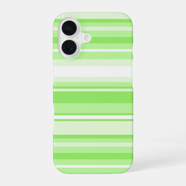 Funda Para iPhone 16 Rayas de lima (Reverso )