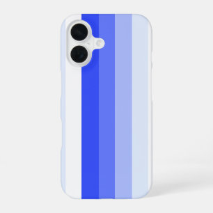 Funda Para iPhone 16 Rayas de sombra azul real