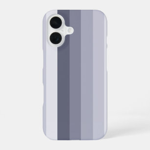 Funda Para iPhone 16 Rayas de sombra gris azul