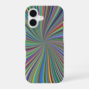 Funda Para iPhone 16 Rayo de sol de cinta enérgico y colorido