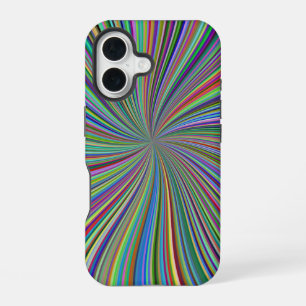 Funda Para iPhone 16 Rayo de sol de cinta enérgico y colorido