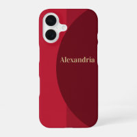 Rayo rojo burdeos personalizado