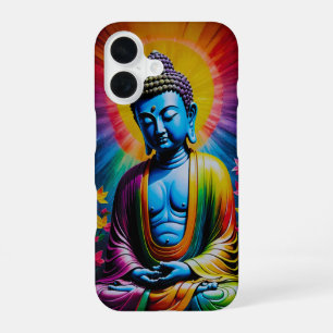 Funda Para iPhone 16 Rayos sagrados de paz de Buda