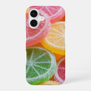 Funda Para iPhone 16 Rebanadas de Fruta de Jalea Dulce