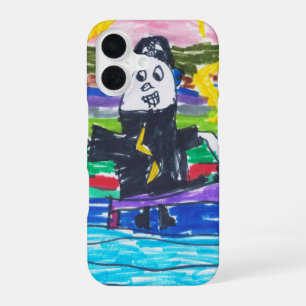 Funda Para iPhone 16 Recuerdo de arte de niños arte o foto