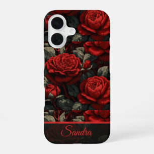 Funda Para iPhone 16 Recuerdos de Boda Artísticos Gardenias Florales Pe