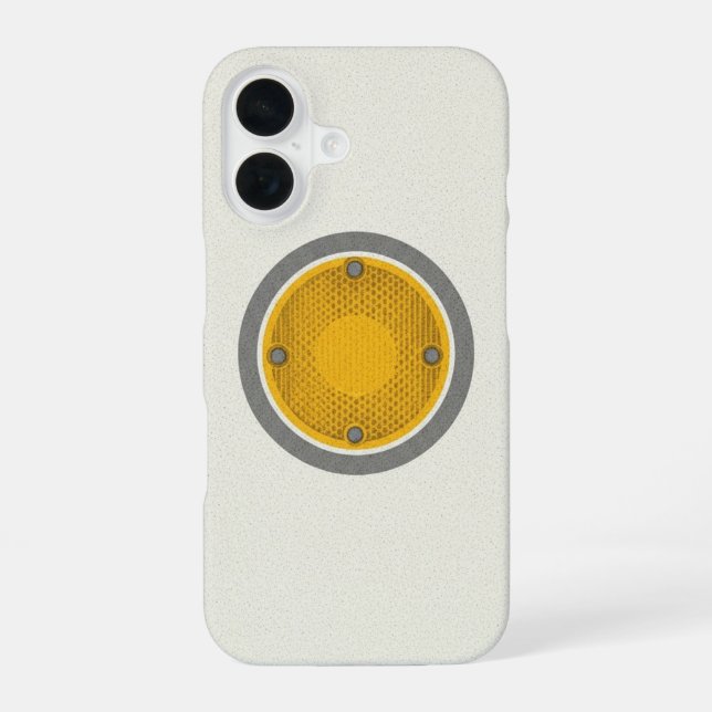 Funda Para iPhone 16 Reflector de carretera retro (Reverso )