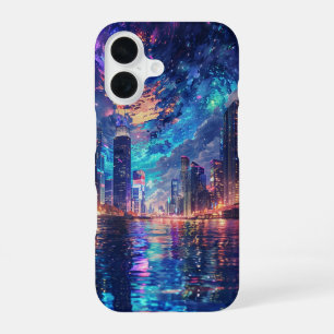 Funda Para iPhone 16 Reflexiones sobre la ciudad futura