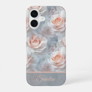 Funda Para iPhone 16 Regalo Artístico de Dama de Honor Flor de Rosa Nom