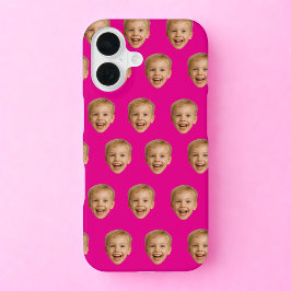 Funda Para iPhone 16 Regalo facial personalizado, foto cara personaliza