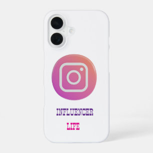 Funda Para iPhone 16 Regalo para creador de contenido trendy de Instagr