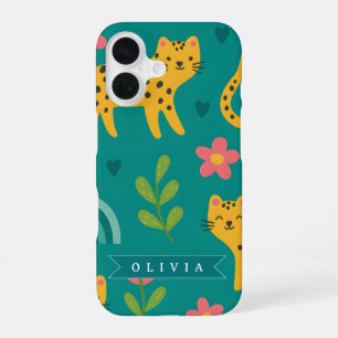 Funda Para iPhone 16 Regalo Personalizado Colorido Divertido Nombre de 