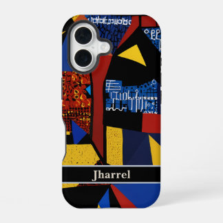 Funda Para iPhone 16 Regalos de jubilación abstractos para padre afroam
