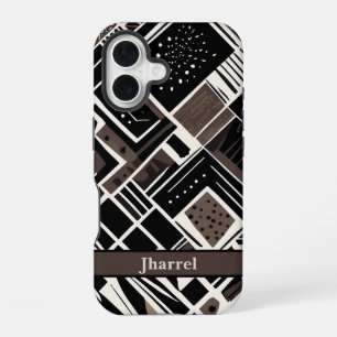 Funda Para iPhone 16 Regalos de Jubilación Tribales para Papá Afroameri