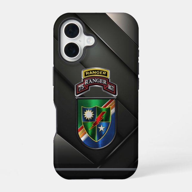 Funda Para iPhone 16 Regimiento Ranger 75  (Reverso )