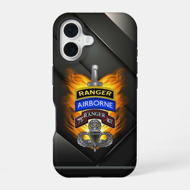 Funda Para iPhone 16 Regimiento Ranger 75  (Reverso )